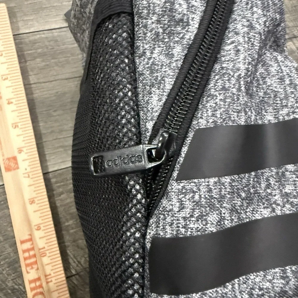 Adidas Santiago Insulated Lunch Bag Cooler Top Handle Jersey Onyx Grey Black NWT